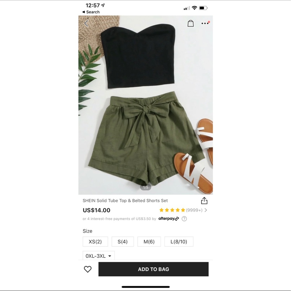Shein two-piece outfit